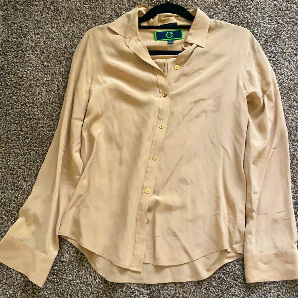 C-wonder silk blouse